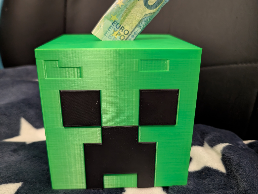 Minecraft Creeper Spardose ( Ohne AMS )