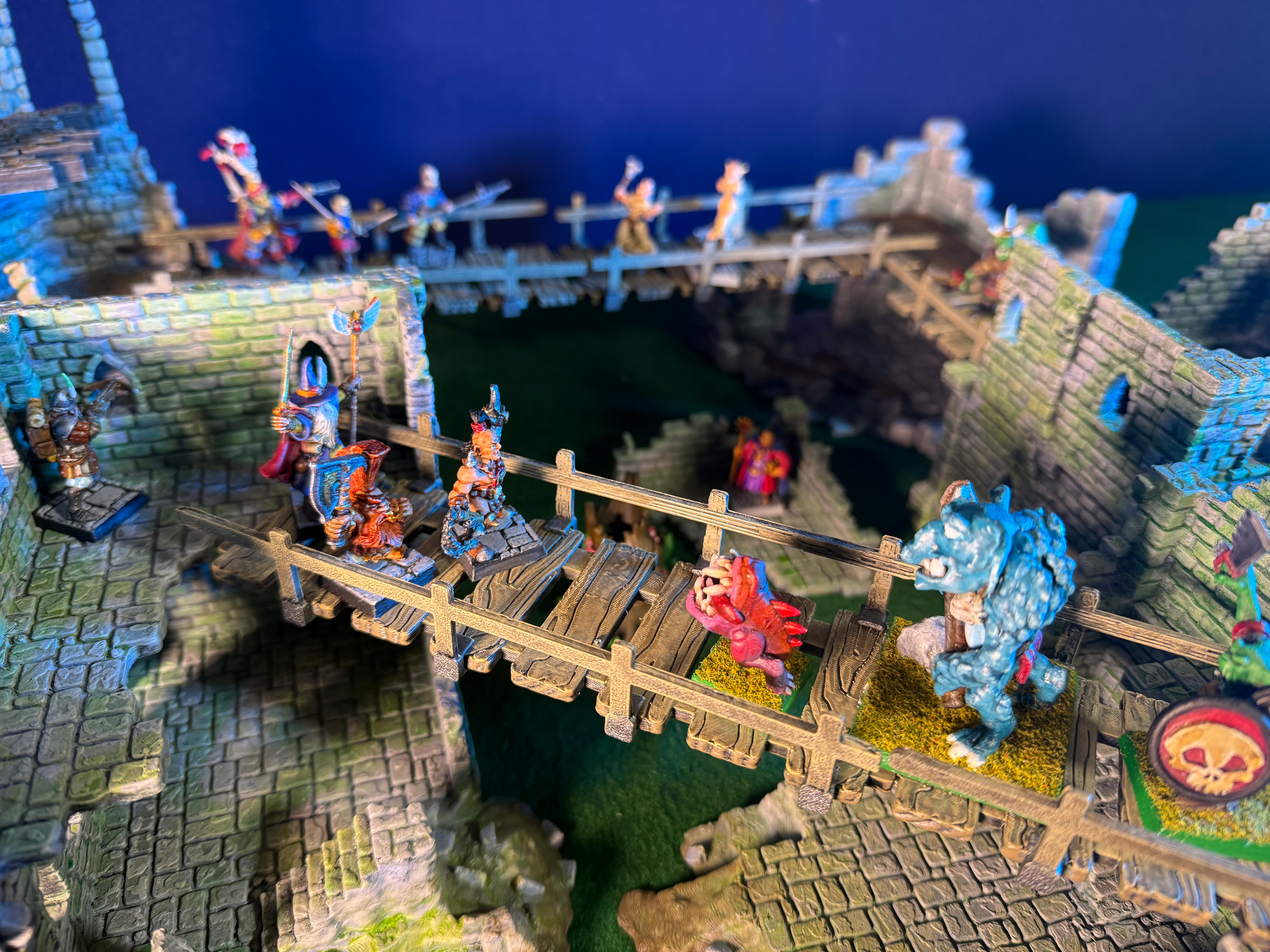Modular Wooden Walkway/Bridge for Tabletop Gaming 