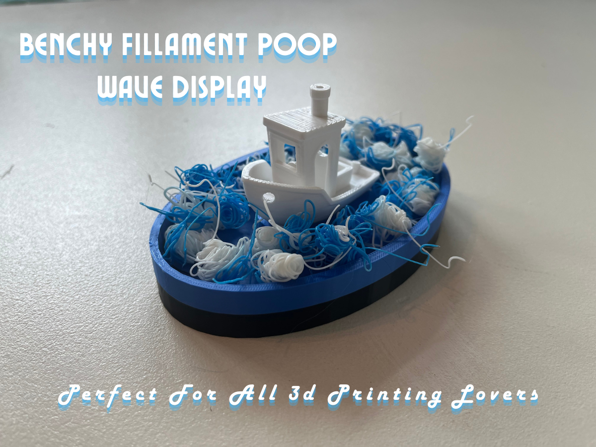 Filament Poop Benchy Wave Display