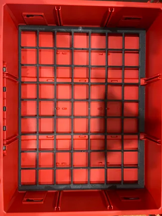 3 Drawer Packout Gridfinity Base Grid