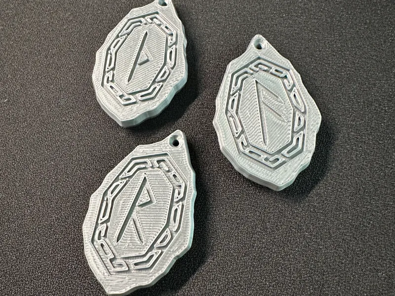 Rune Set - Elder Futhark - Viking Cosplay Pendant