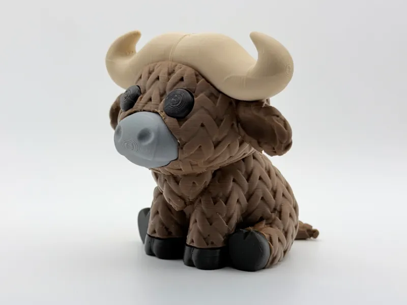 Búfalo Africano Tejido – Little Safari Collection