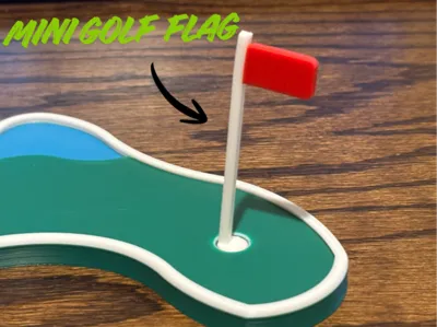 Mini Golf Flag