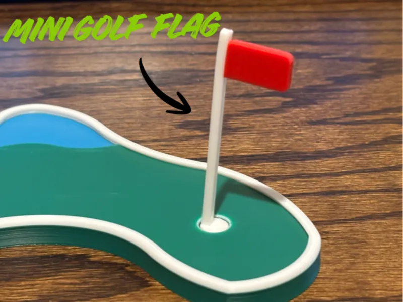 Mini Golf Flag