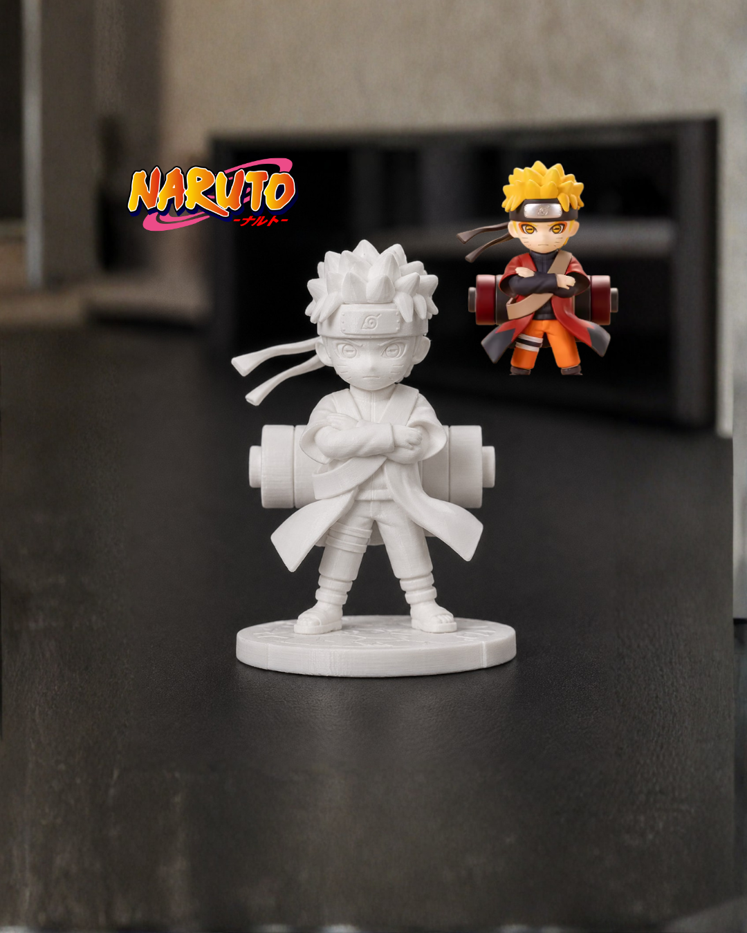 Miniatura 2 do modelo 3D Naruto Chibi Figure 
