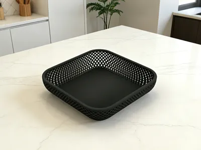 Square hollow fruit tray