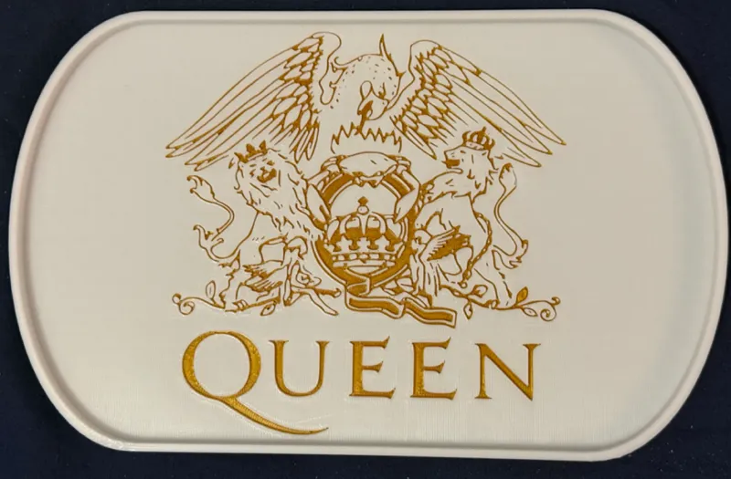 Queen Tea/Coffee Tray V1 Recessed Logo
