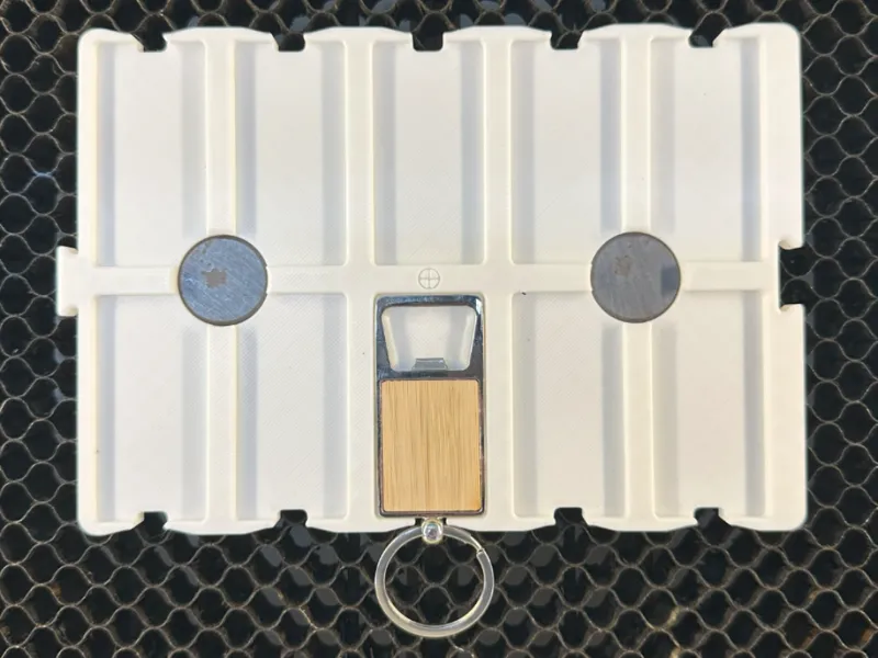 Bottle Opener Keychain Engraving Jig