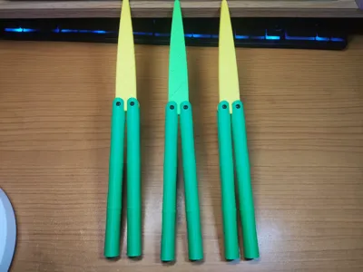 Bamboo Shoot Butterfly Knife
