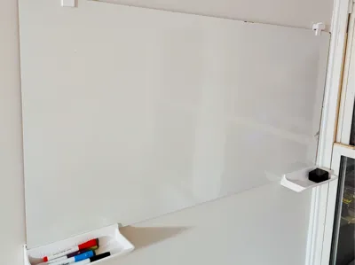 Chalk/white board from hardware store setup