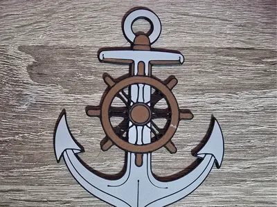 anchor and rudder