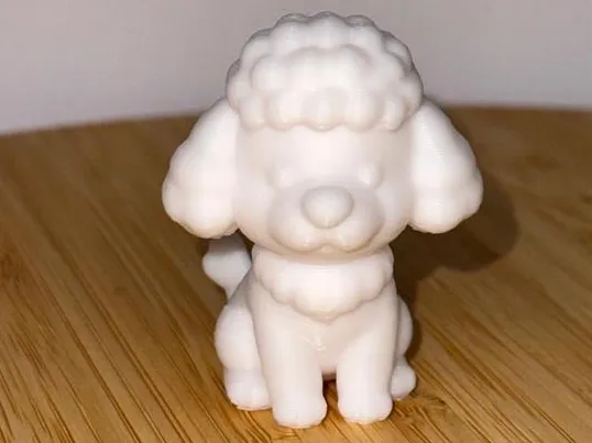 Hund Pudel Modell Figur
