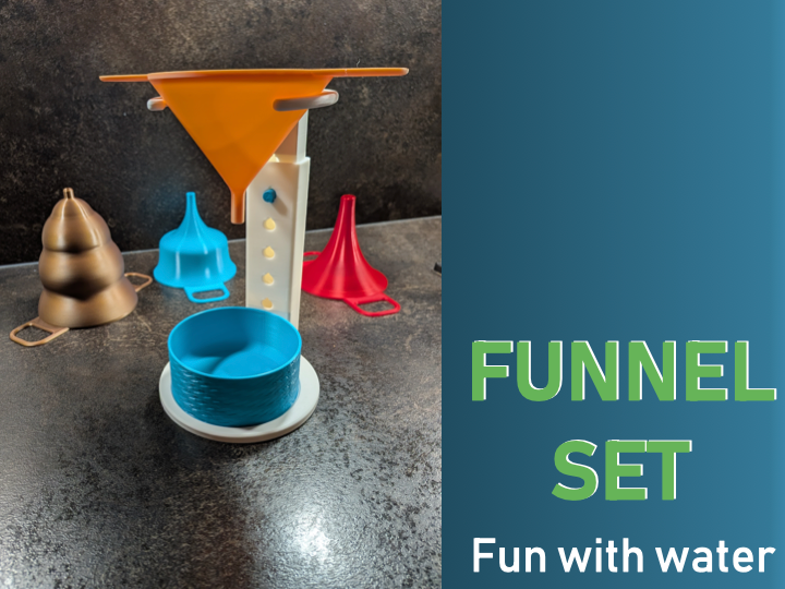 Funnel Set - Modular Funnel & Stand Set for Kids