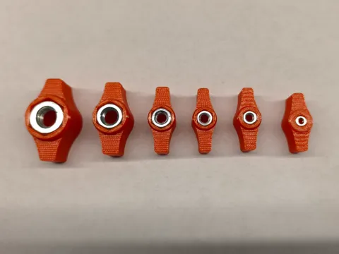 Tapa o cubierta: Closed Hand Knobs / Cap Nuts for Tools (M3 to M10) — referencia de MakerWorld