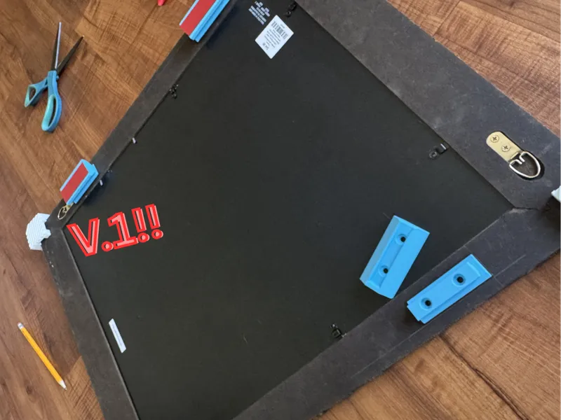 Hidden Dove Tail Picture frame Mount