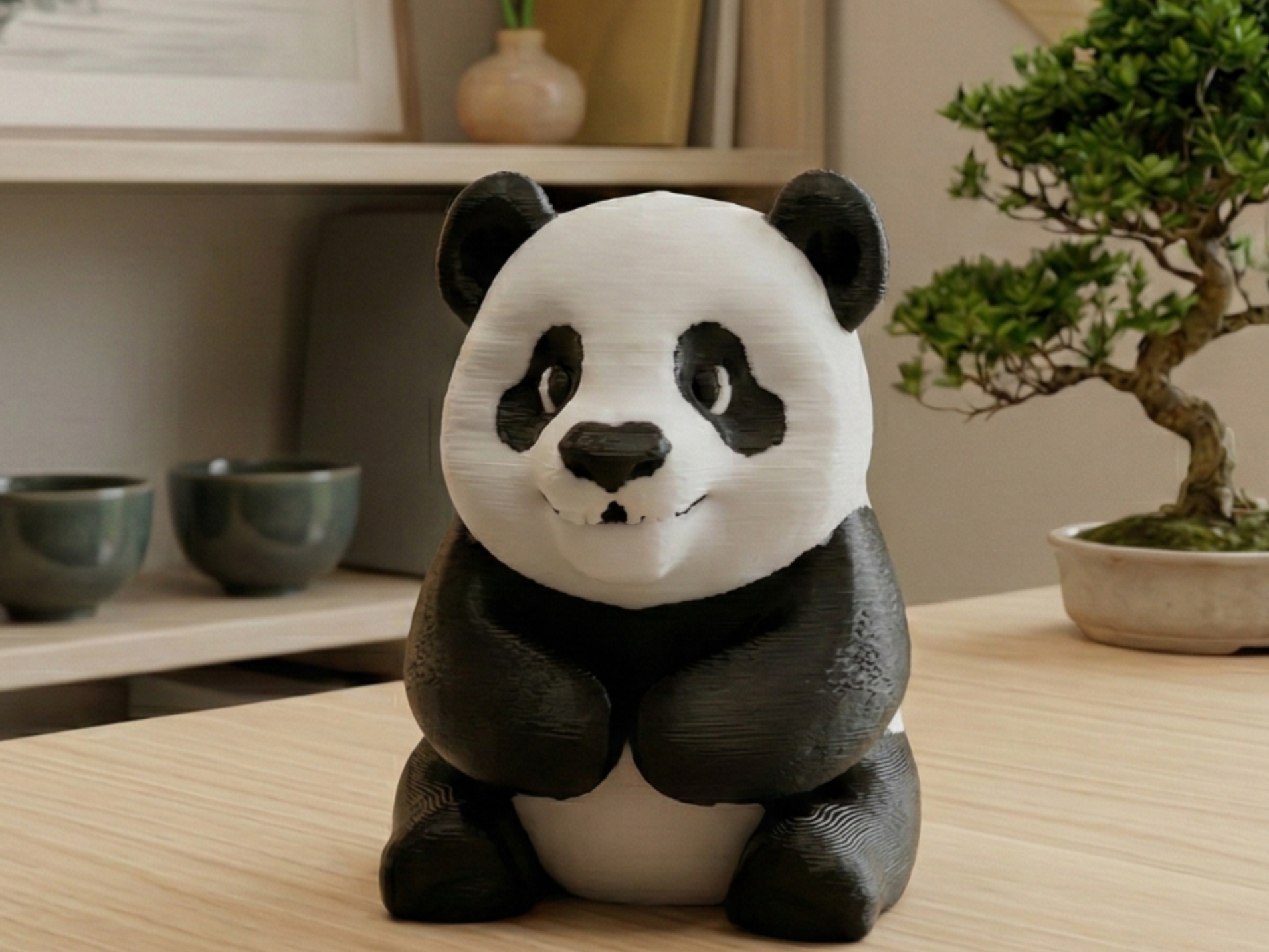 Stylized Mini Panda – Easy-to-Print Desktop Buddy
