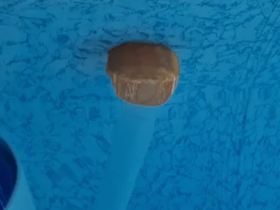 Pool connector 90 degrees fits Bestway steel pool