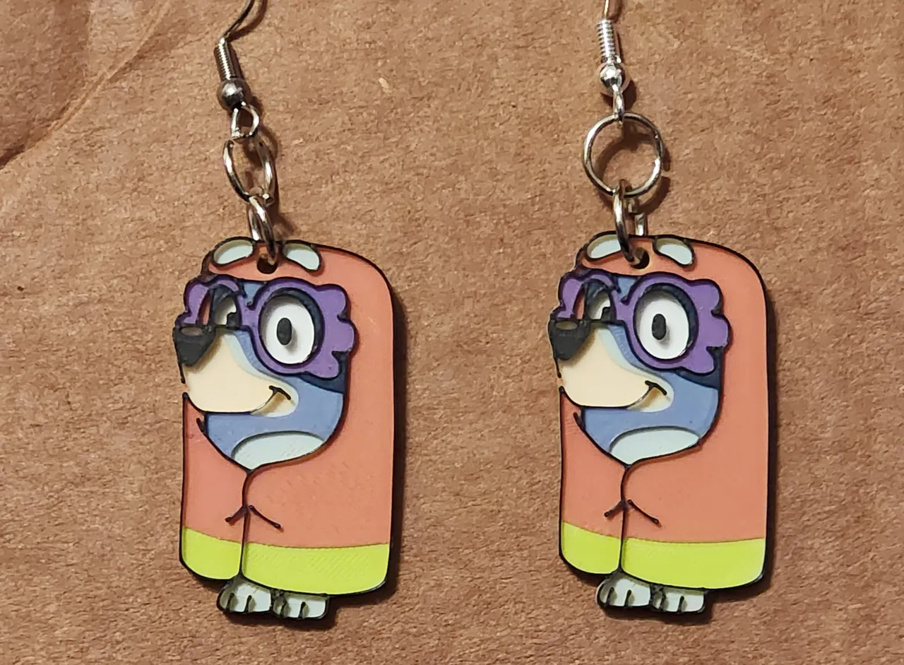 Bluey - Janet Earrings view 2