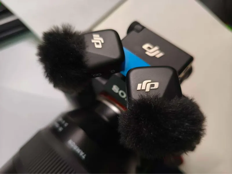 DJI MIC MINI 双麦克风前向立体声收音相机热靴支架