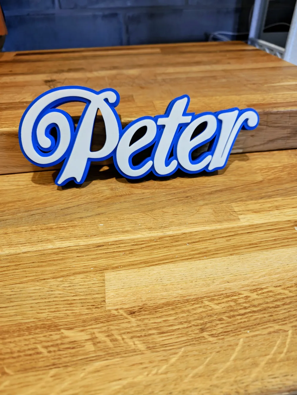 Wedding style font PETER - Free 3D Print Model - MakerWorld