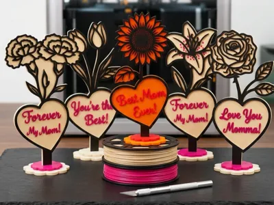 Forever Garden: Mother's Day Flower Hearts