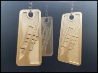 Trumpet Keychain - TEXTURED background