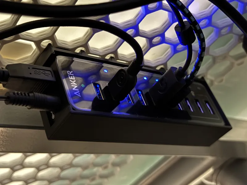 Underware Anker 10 Port USB 3.0 Hub Mount 60W