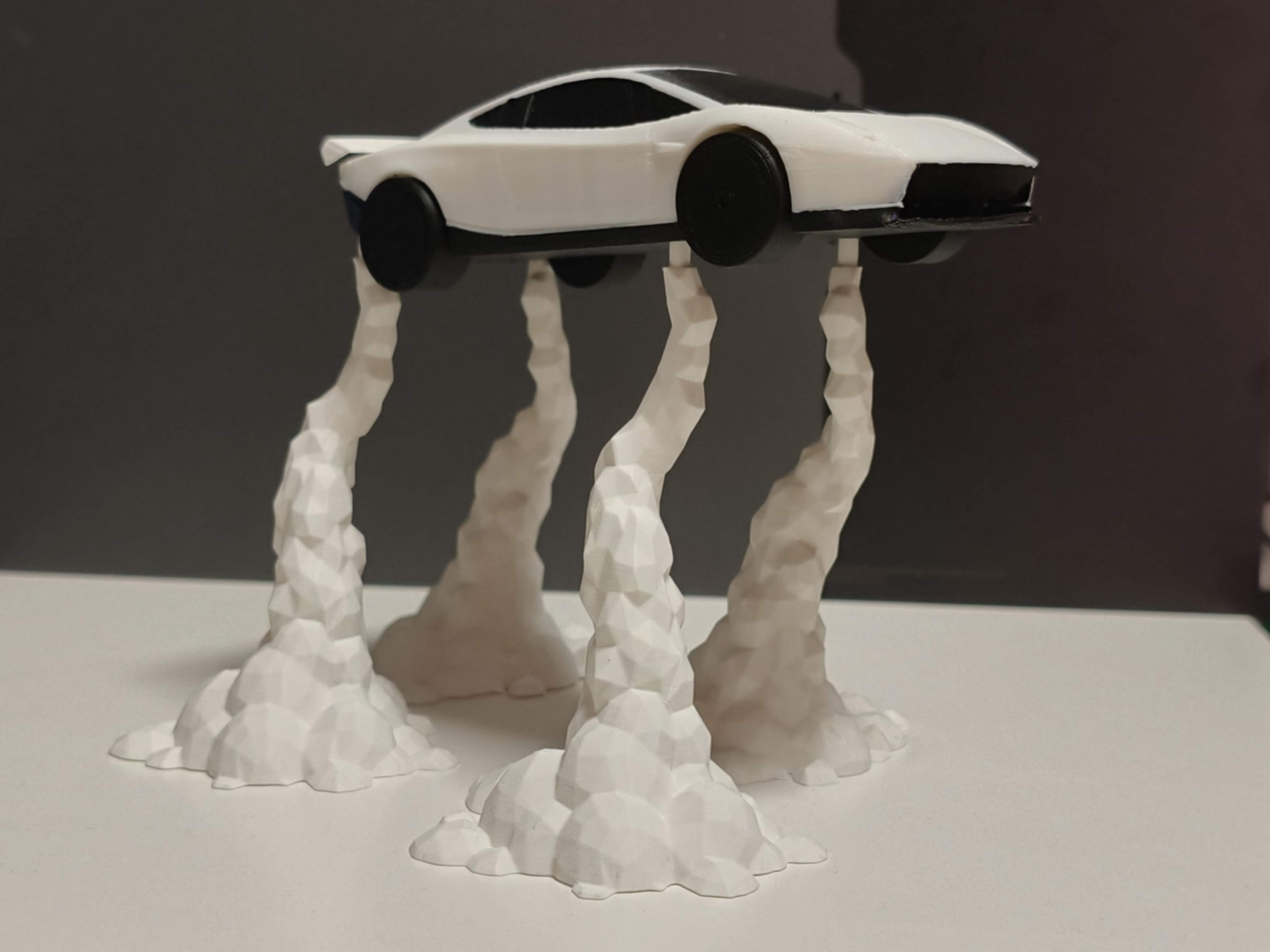 Flying New Tesla Roadster (Thruster Stand Edition) - 1
