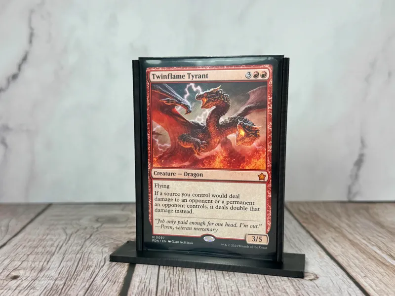 MTG card stand for display
