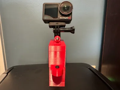 Action Camera mount for tractor ROPS