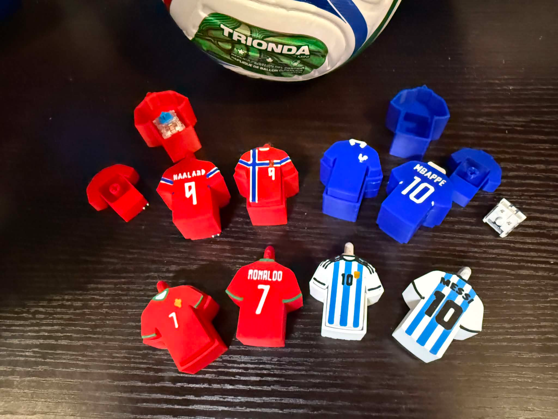 Football Soccer World Cup Player Jersey Clickers - 1