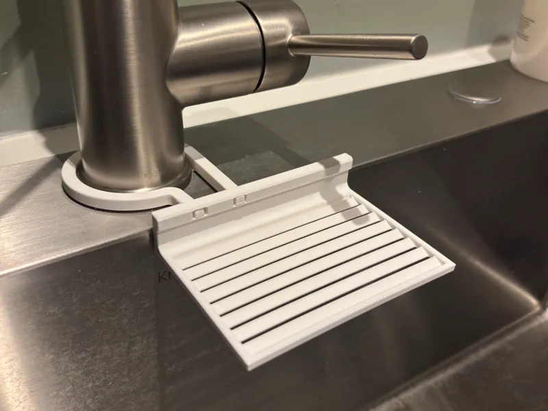 Single Basin sponge tray, Faucet base mounted