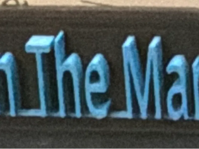 Dan The Man Custom Keychain  AMS 2-Color
