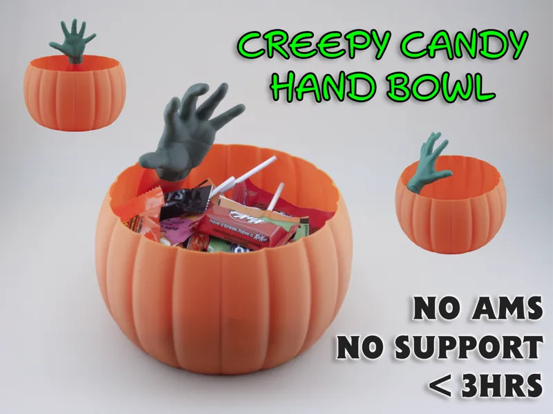 Creepy Candy Hand Bowl