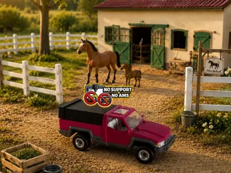 Hardcoveraufsatz für Schleich Pickup