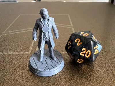 Mafia Elf Crime Boss Miniature for DND TTRPG