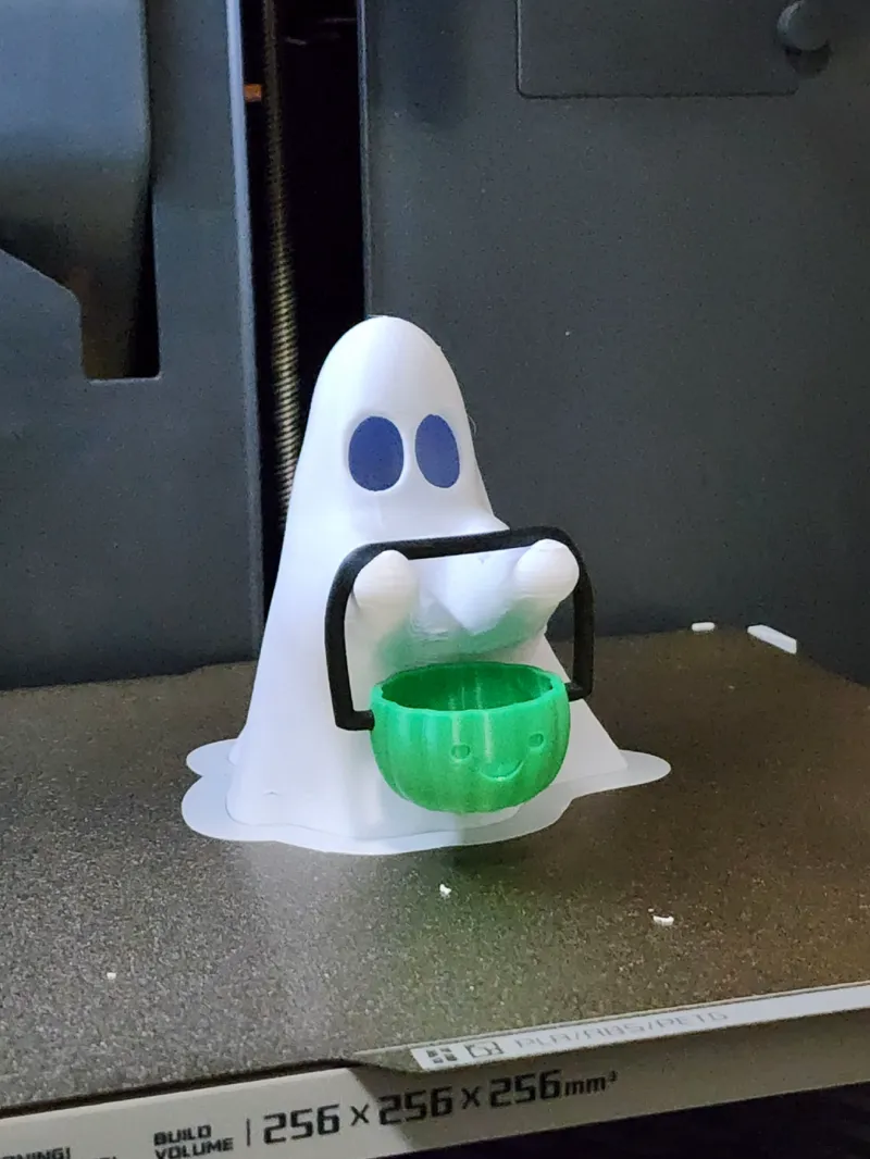 Ghost with JacK-o-Lantern