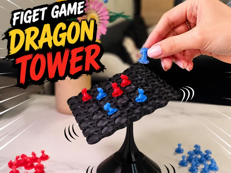 Fidget toy, game, Dragon Tower