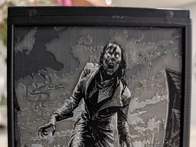 Hueforged Zombies MTG Deckbox with Magnetic Lid