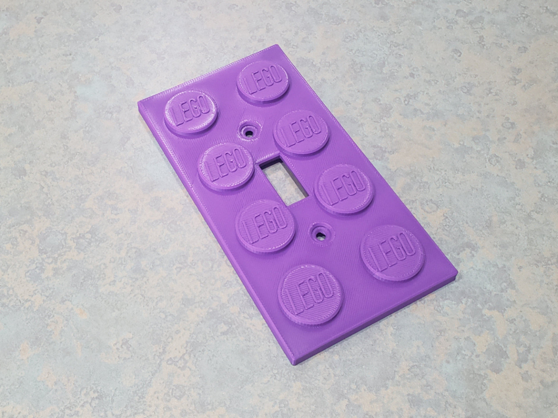 Brick Toggle Light Switch Cover Plate