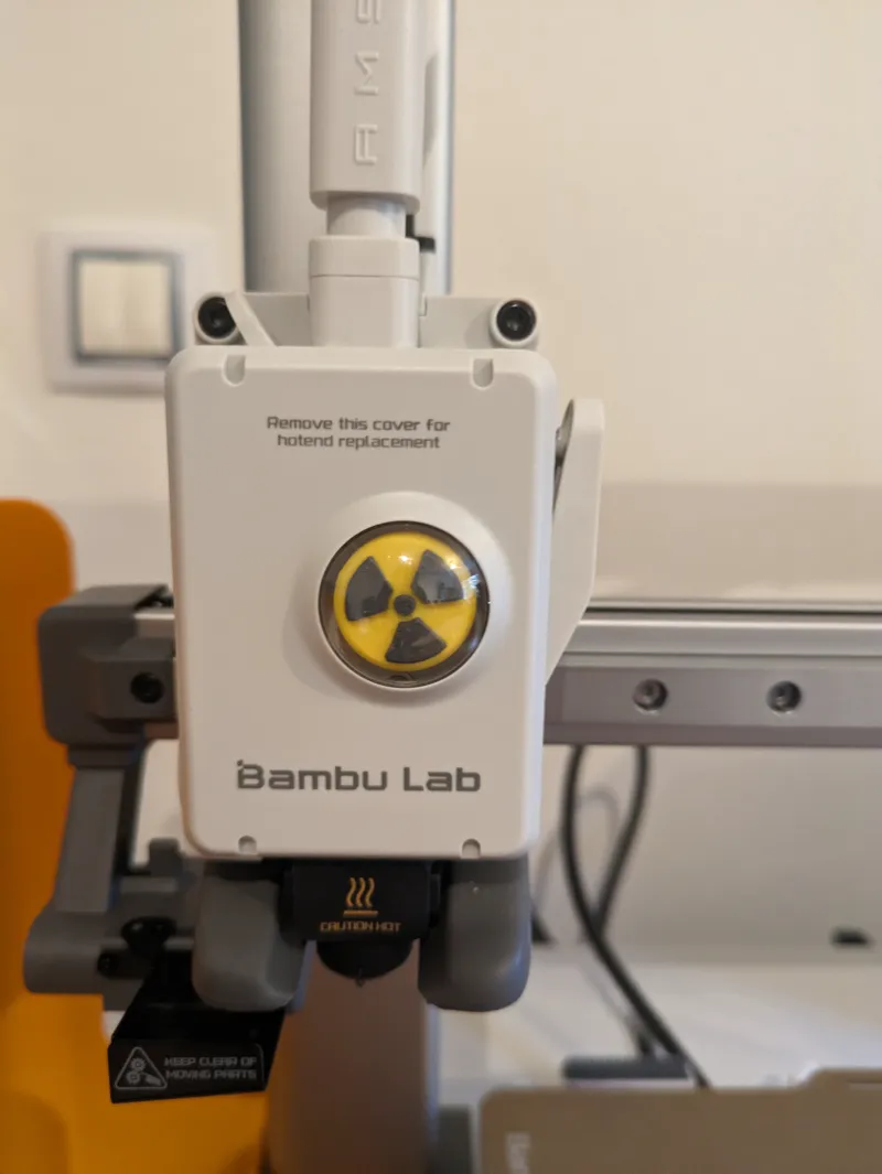 Bambulab A1 - Radiation extruder vizualizer/indicator