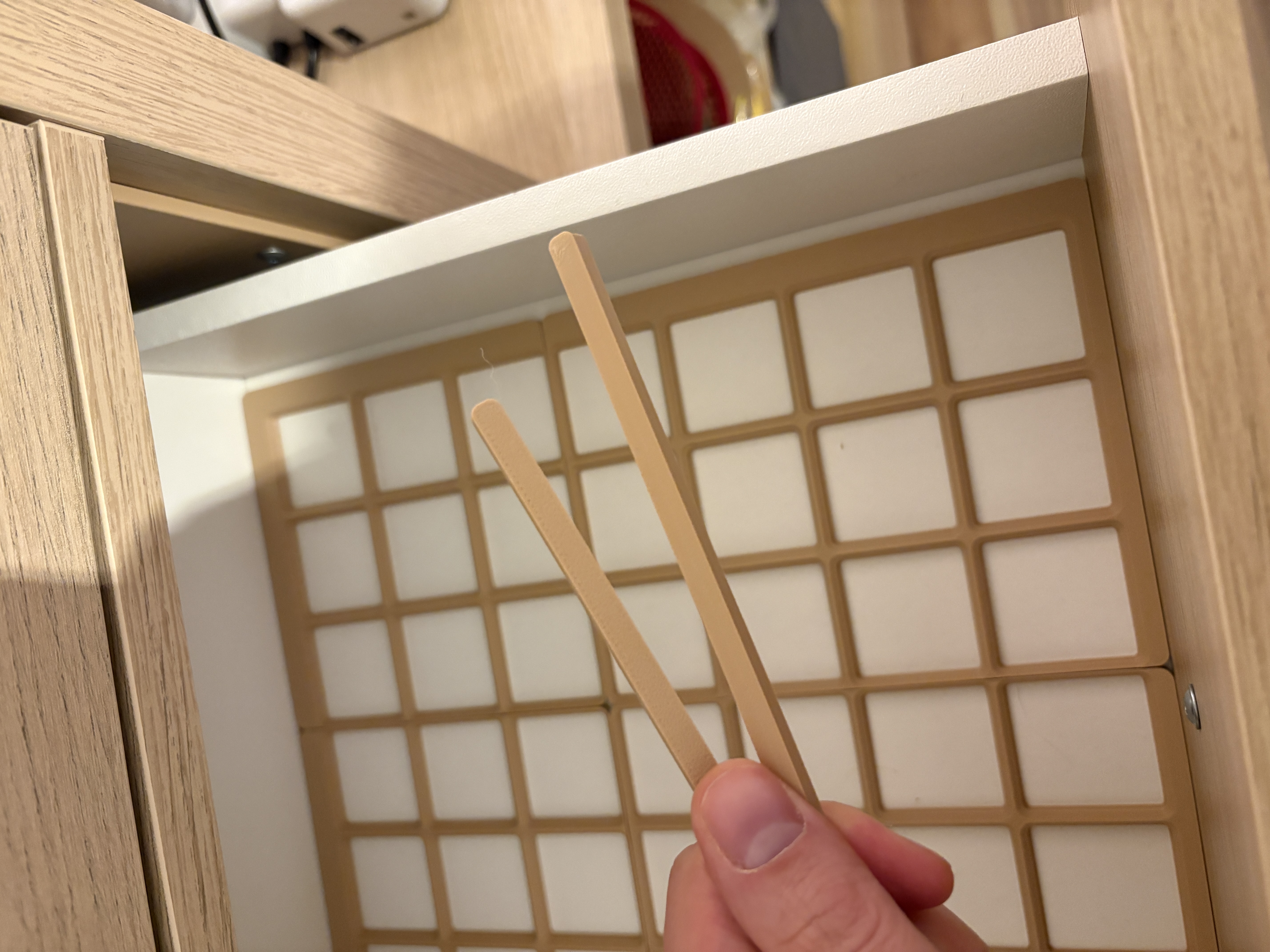 Miniatura 4 do modelo 3D IKEA Kallax Drawer Insert Gridfinity Base