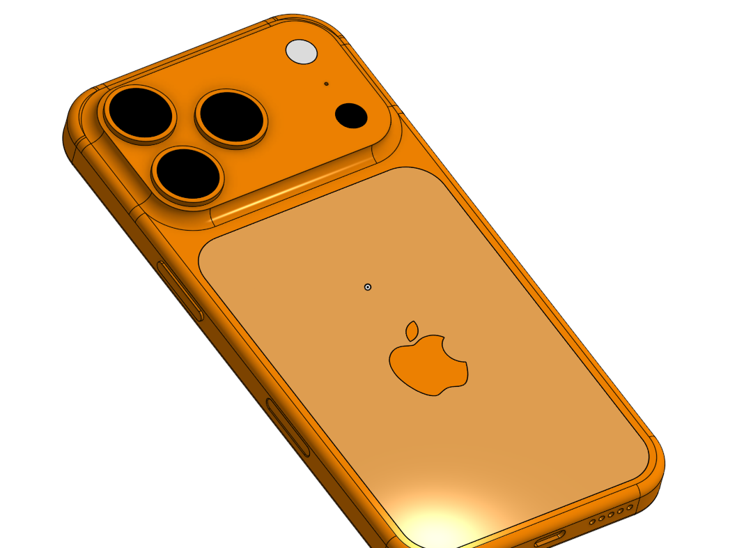 iPhone 17 Pro Dummy Model + step file