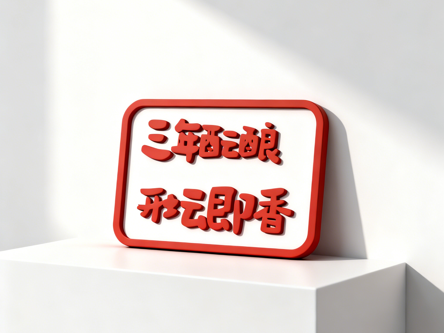 三年酝酿 开坛即香-高考中考励志文案-考公上岸好运摆件