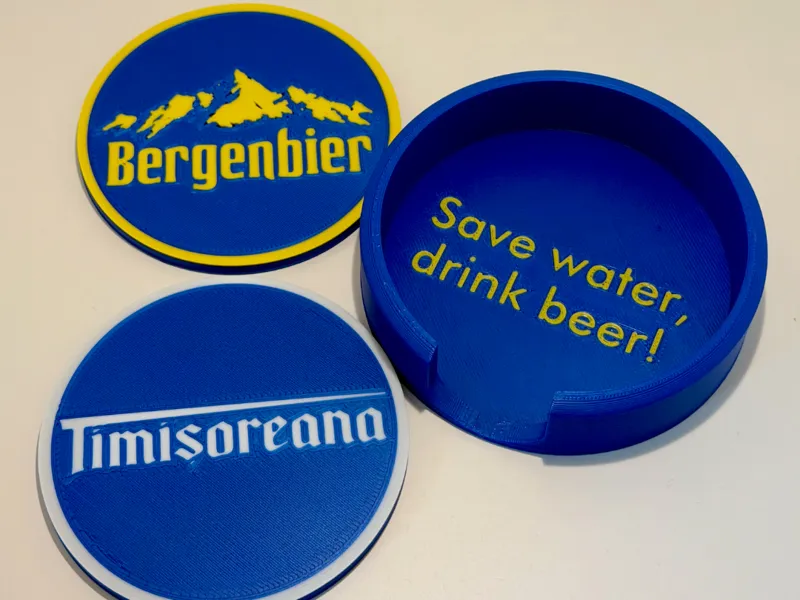 Romanian Beer Coaster: Ursus, Ciucas, Timisoreana