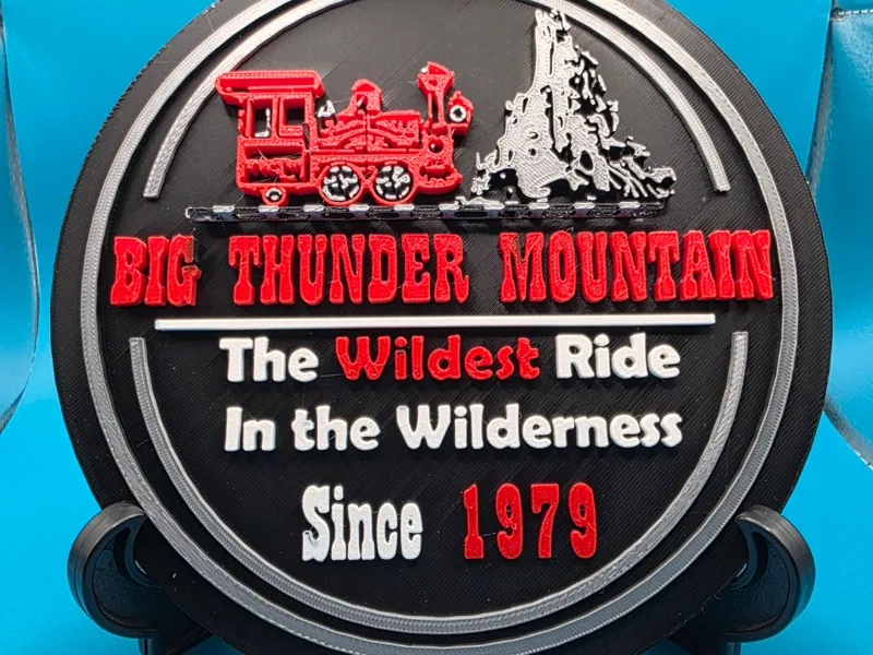 Big Thunder Mountain Ride Sign