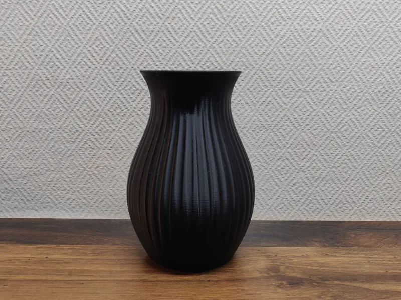 Black vase
