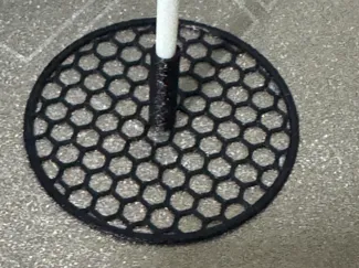 Incense Holder with Hexagonal Design