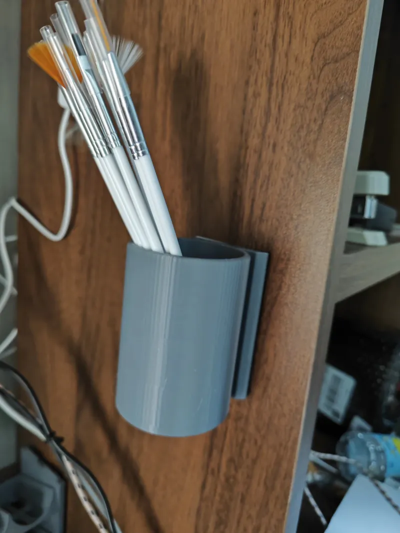 笔涂系列（1.墙壁笔筒）