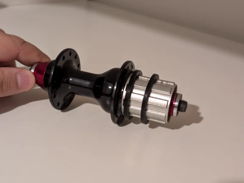 Shimano hub cassette spacer